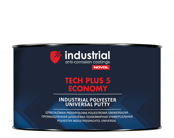 TECH PLUS 5 ECONOMY Промислова шпаклівка поліефірна універсальна 1,7 кг