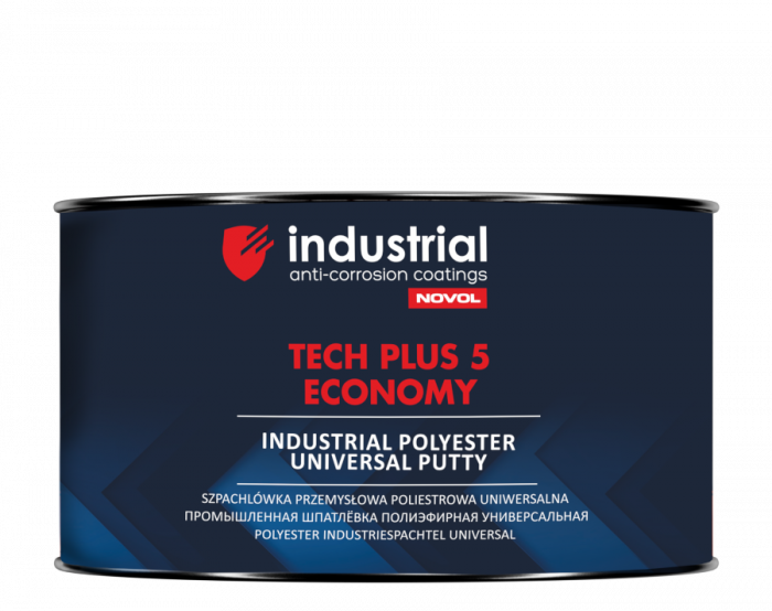 TECH PLUS 5 ECONOMY Промислова шпаклівка поліефірна універсальна 1,7 кг