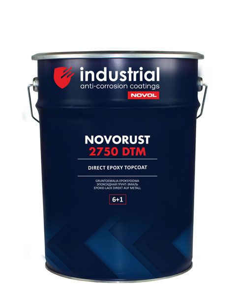 NOVORUST 2750 DTM Двокомпонентна епоксидна ґрунт-емаль напівмат 8,5 л