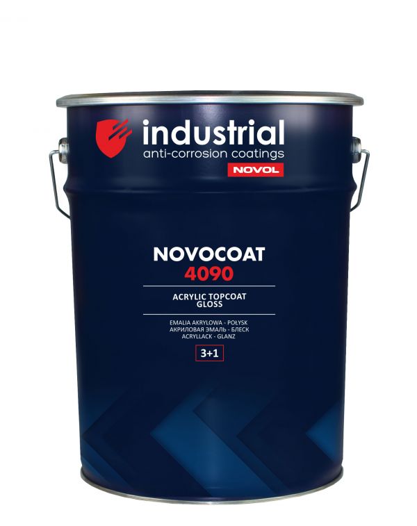 NOVOCOAT 4090 Двокомпонентна високоглянцева акрилова емаль ACRYLIC GLOSS 3,5 л